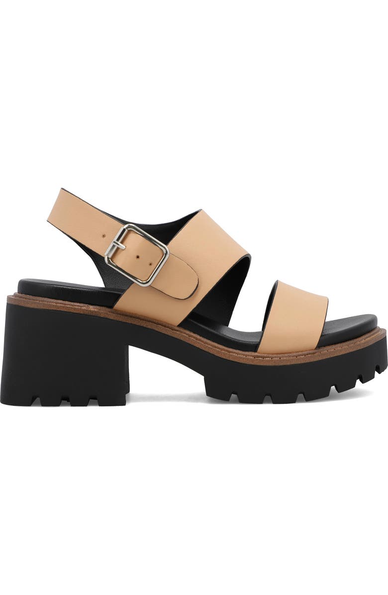 MIA Sheska Slingback Platform Sandal, Alternate, color, Tan