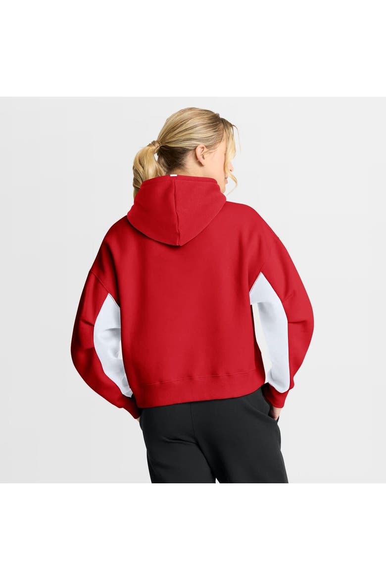 Women's Fanatics Red Detroit Red Wings Back Check Boxy Hoodie, Alternate, color, Red