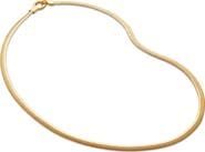 Monica Vinader Wide Snake Chain Necklace