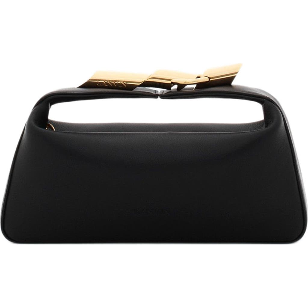 Lanvin Haute Séquence Leather Clutch Bag In Black