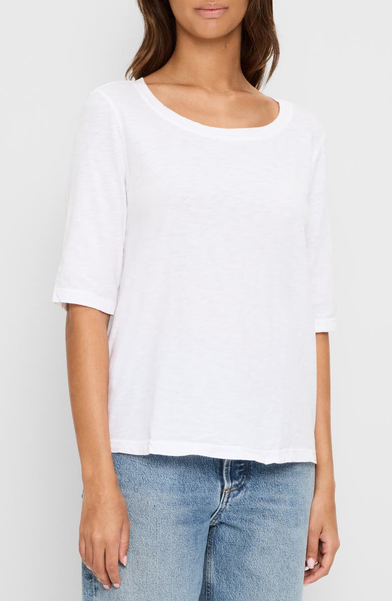 Michael Stars Swing Tee, Alternate, color, White