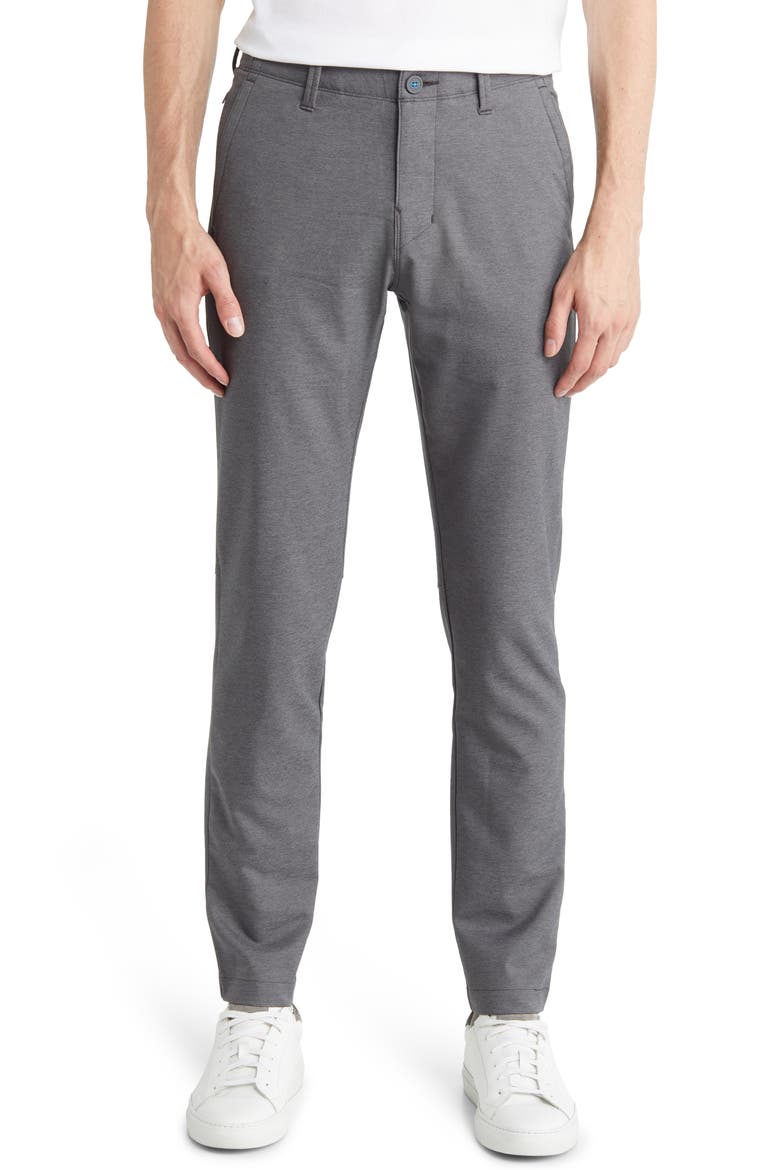 On Par IslandZone® Flat Front Golf Pants, Main, color, COAL