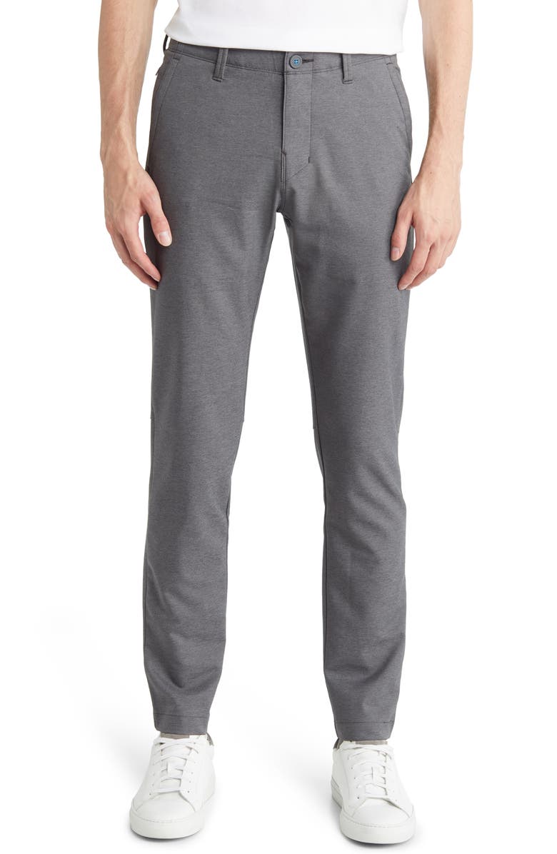 Tommy Bahama On Par IslandZone<sup>®</sup> Flat Front Pants, Main, color, Coal