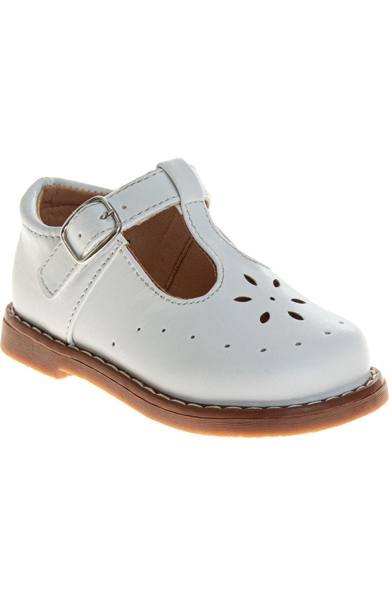 JOSMO Kids' T-Strap Flat, Main, color, White