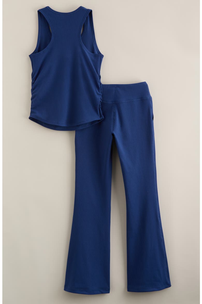Kids' On Pace Rib Tank & Pants Set, Alternate, color, BLUE ESTATE