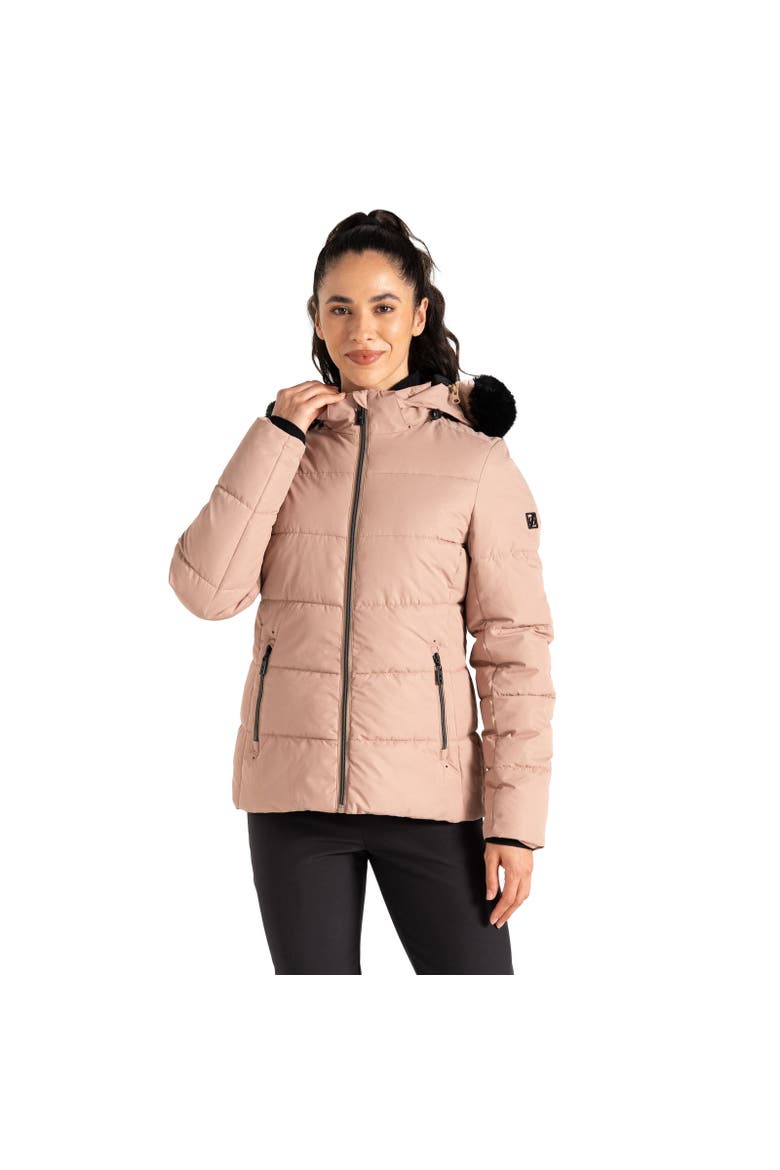 Glamorize V Ski Jacket, Alternate, color, Cashmere