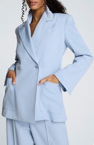 Kenneth Cole Double Breasted Contour Jacket