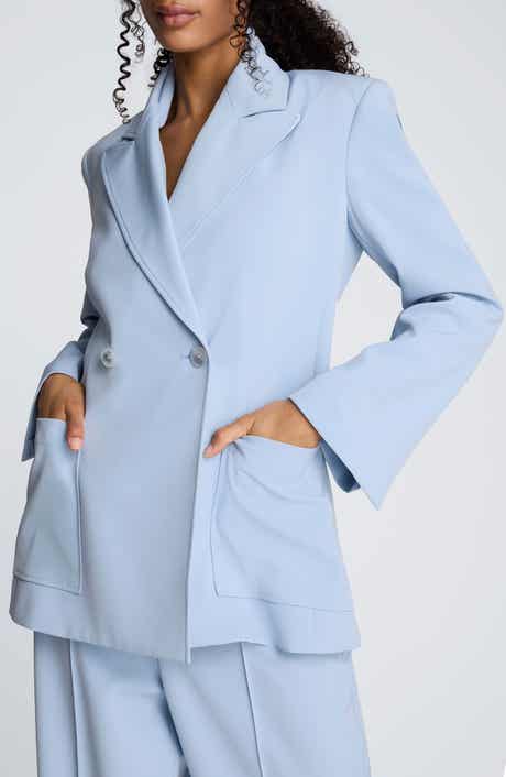 Kenneth Cole Double Breasted Contour Jacket