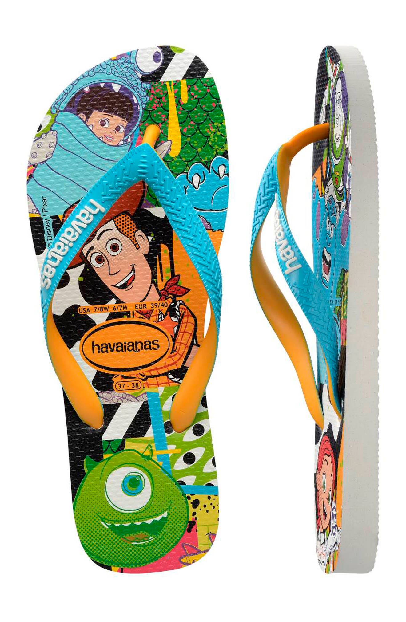 Havaianas Disney Stylish Flip Flop, Alternate, color, 
