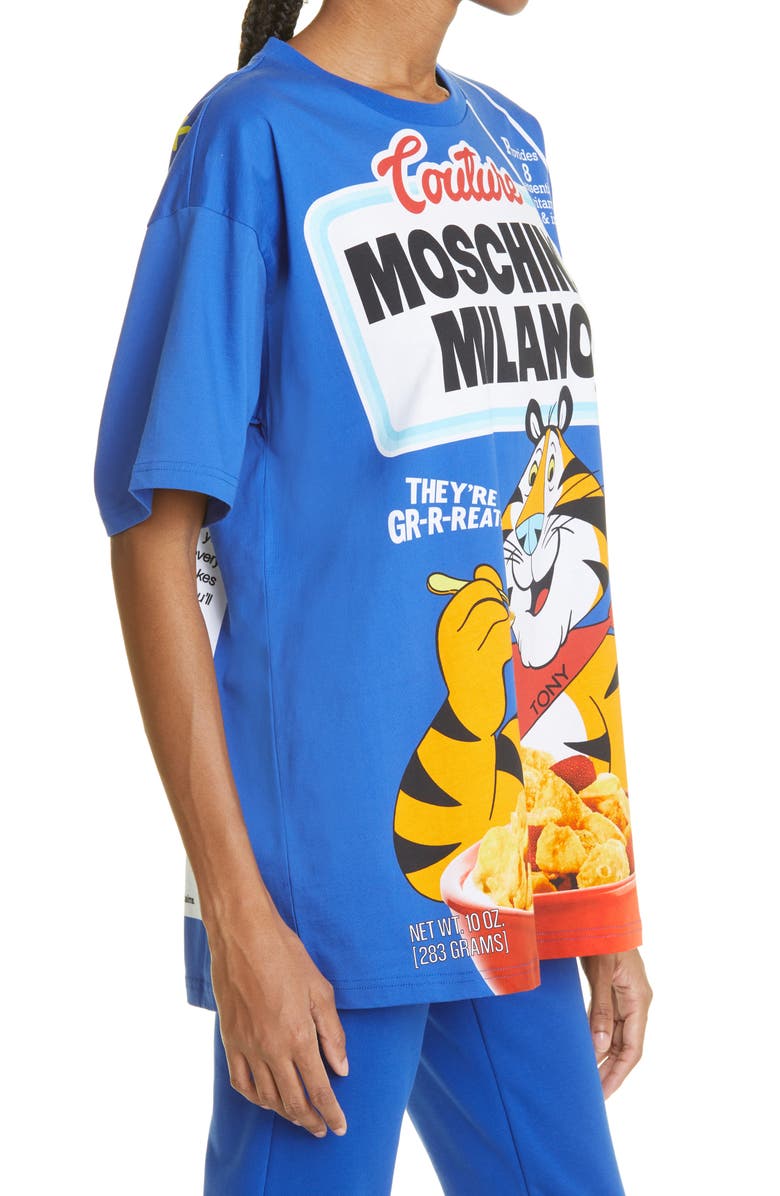 Moschino x Kellogg's Tony the Tiger Oversize Graphic Tee, Alternate, color, 