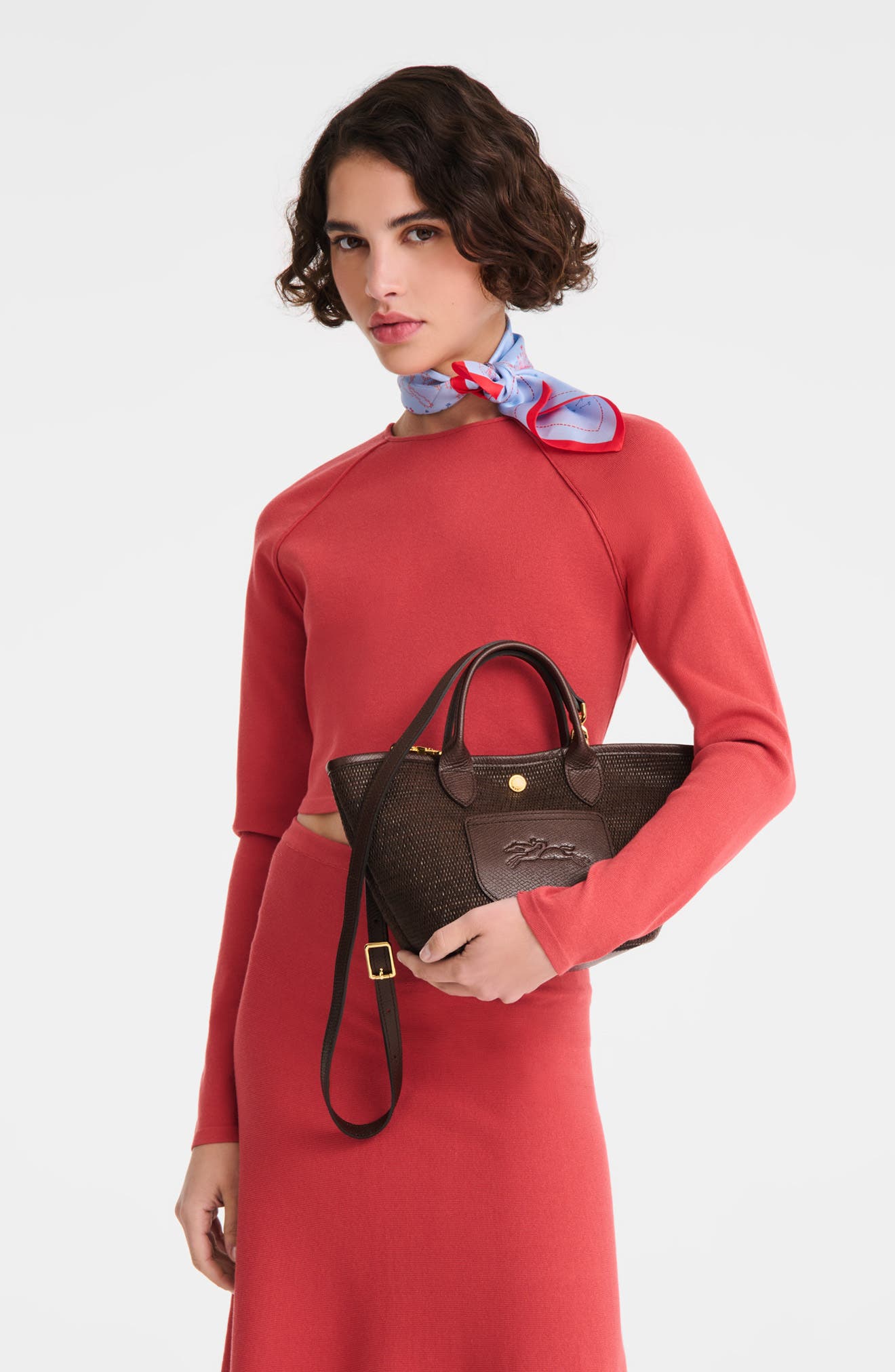 Le Pliage Panier XS Top Handle Bag, Alternate, color, MOCHA