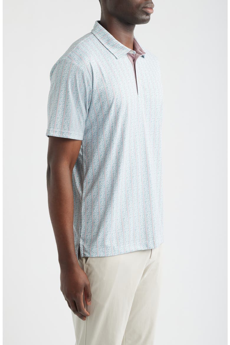 Drift Print Polo, Alternate, color, SURF