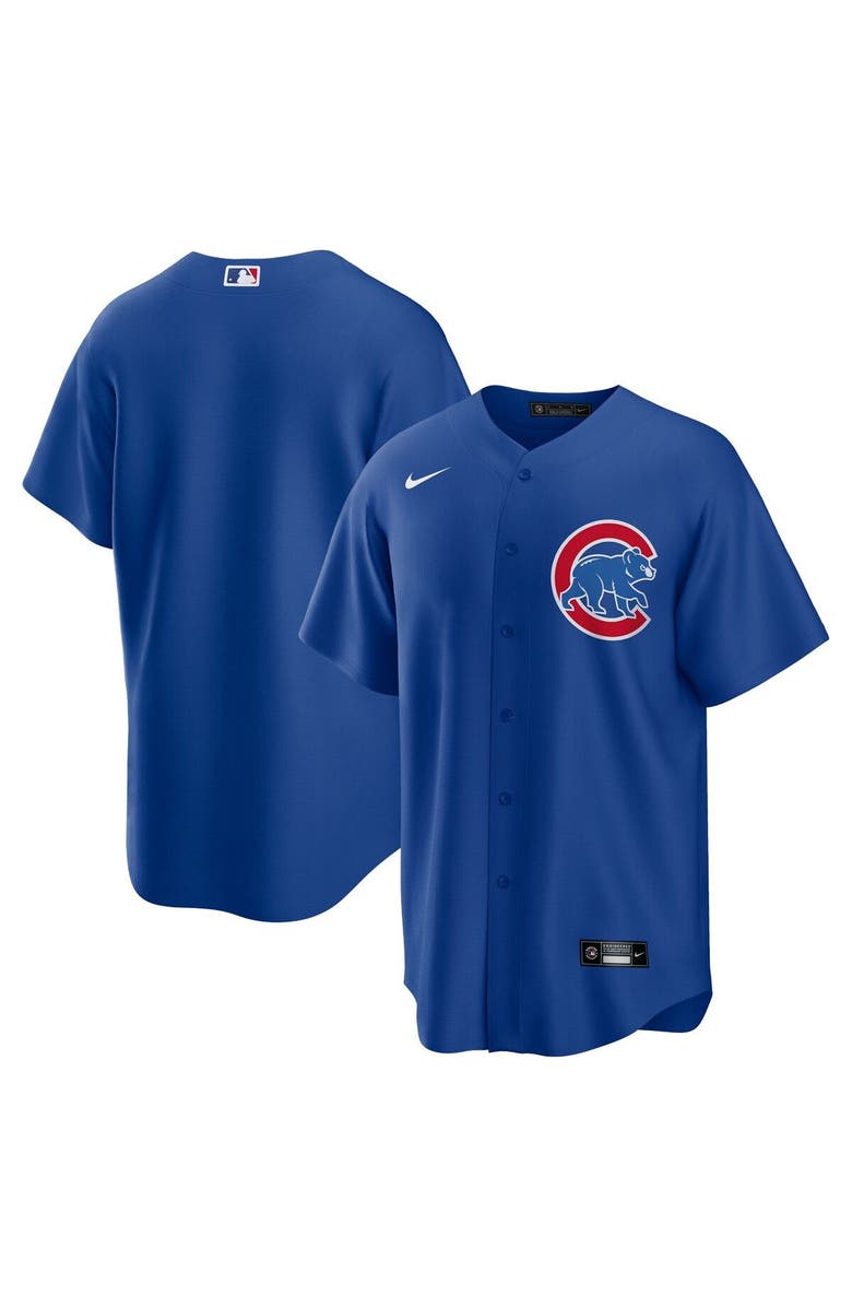 Nike Men's Nike Royal Chicago Cubs Alternate Replica Team Jersey, Alternate, color, 
