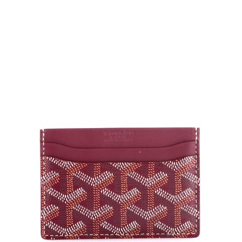 Saint Sulpice Card Holder Coated Canvas