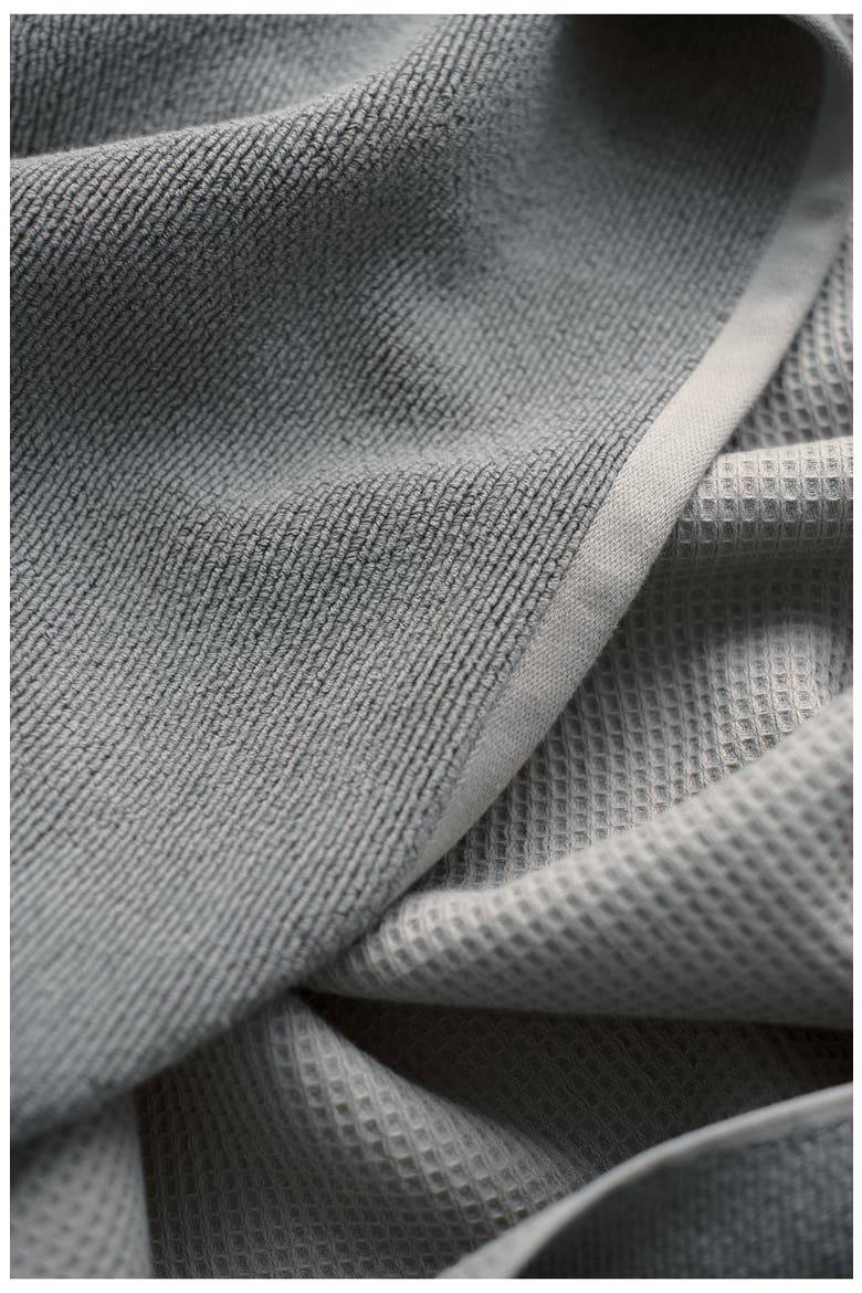 Waffle Bath Towel, Alternate, color, CHARCOAL