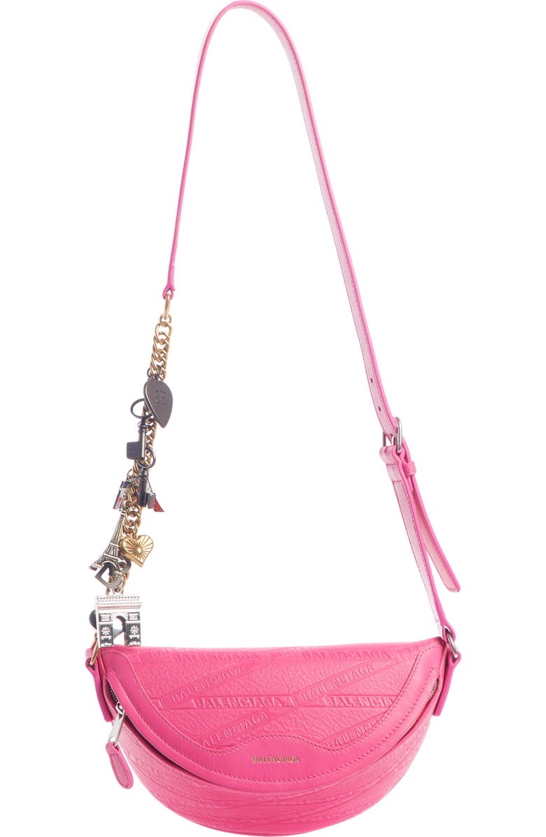 Balenciaga Extra Extra Small Souvenir Leather Belt Bag, Main, color,