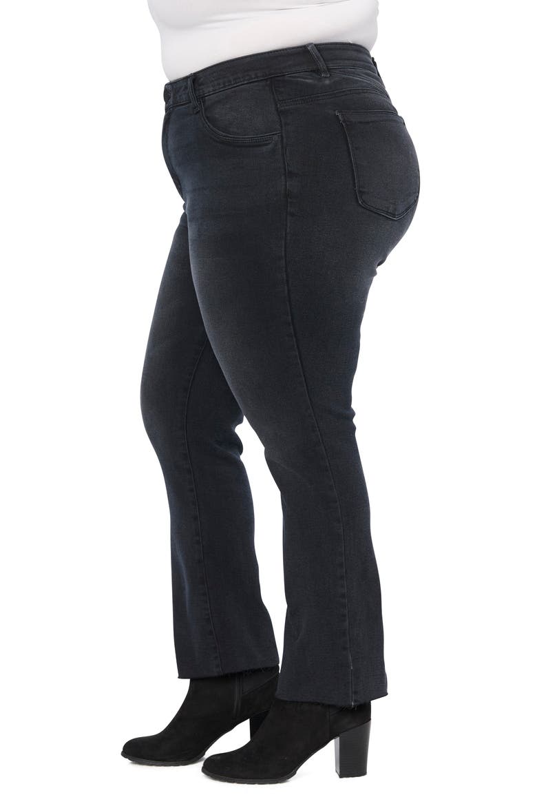 Skyrise Superhigh Waist Stretch Bootcut Jeans (Nordstrom Exclusive), Alternate, color, WBK-WASHED BLACK