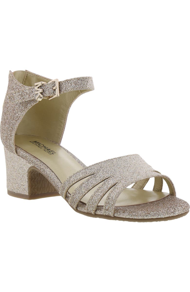 MICHAEL Michael Kors Gemini Joi Glitter Sandal, Main, color,