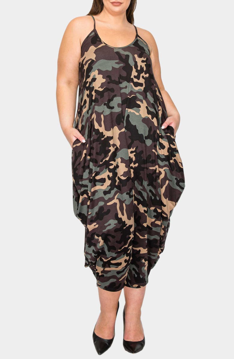 L I V D Montana Camo Jumpsuit, Main, color, 