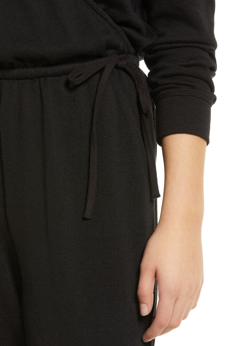 Caslon<sup>®</sup> Surplice Tie Waist Jumpsuit, Alternate, color,