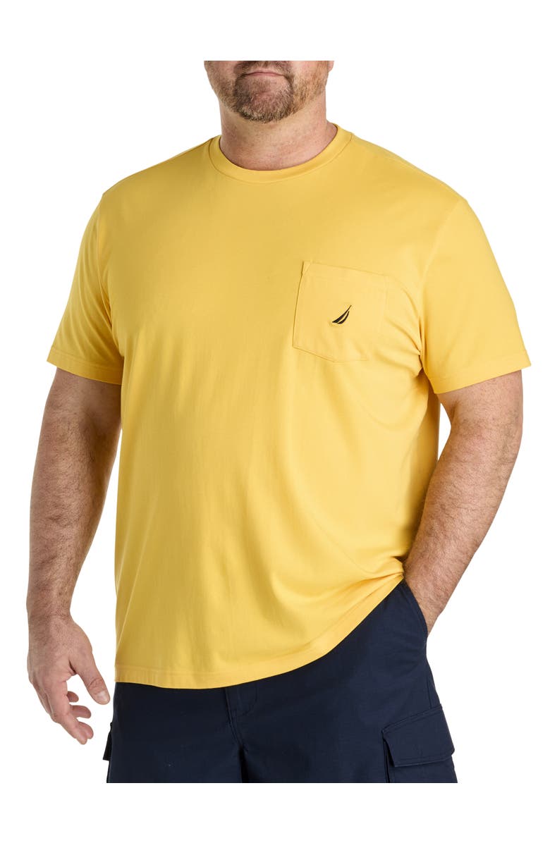 Nautica Big & Tall Pocket Tee, Main, color, Daffodil