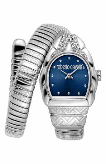 Snake Wraparound Bracelet Watch, 25mm x 30mm