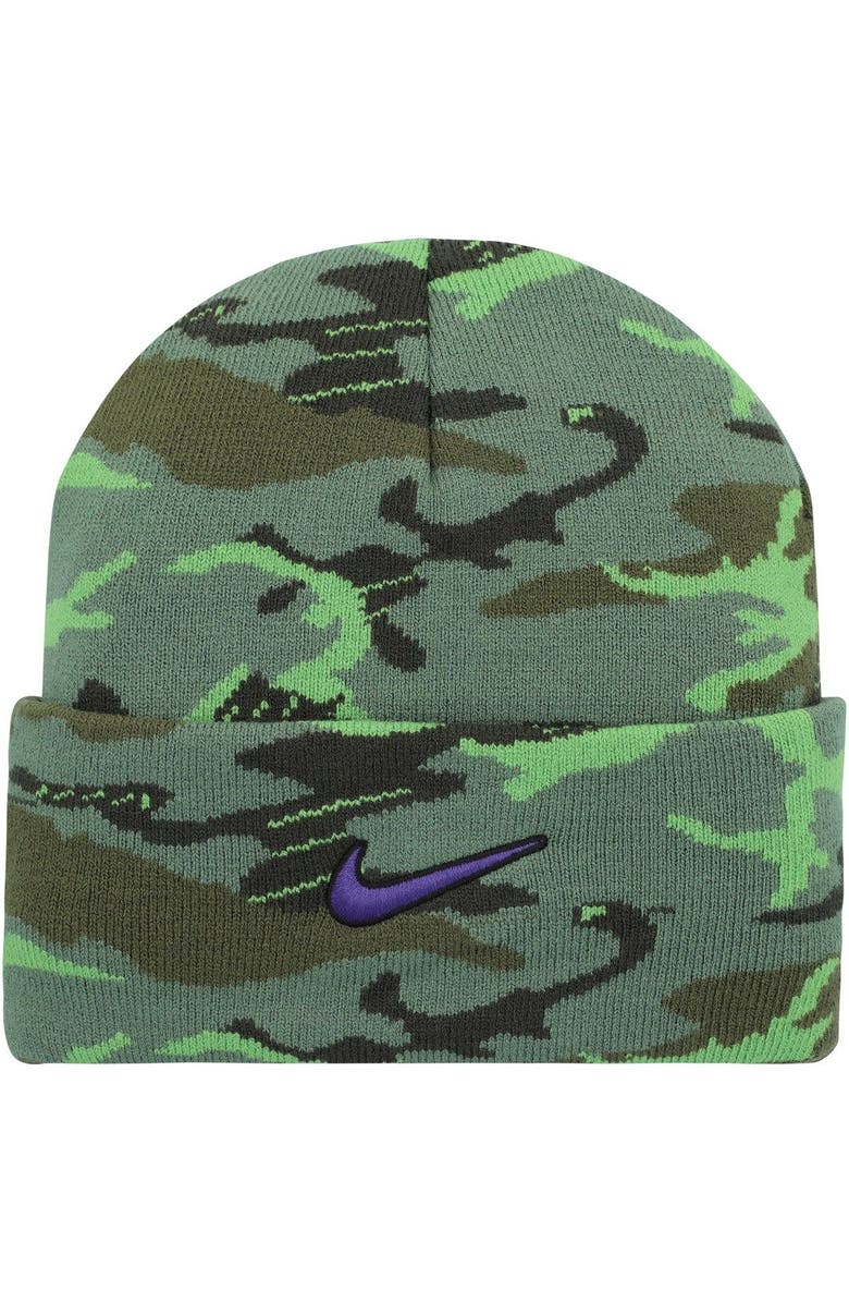 Nike Men's Nike Camo Kansas State Wildcats Veterans Day Cuffed Knit Hat, Alternate, color, Camo