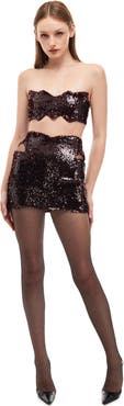 Mother of All Butterfly Sequins Mini Dress