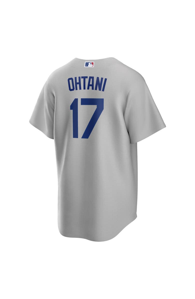 Nike Men's Nike Shohei Ohtani Gray Los Angeles Dodgers Alternate Road Replica Jersey, Alternate, color, 