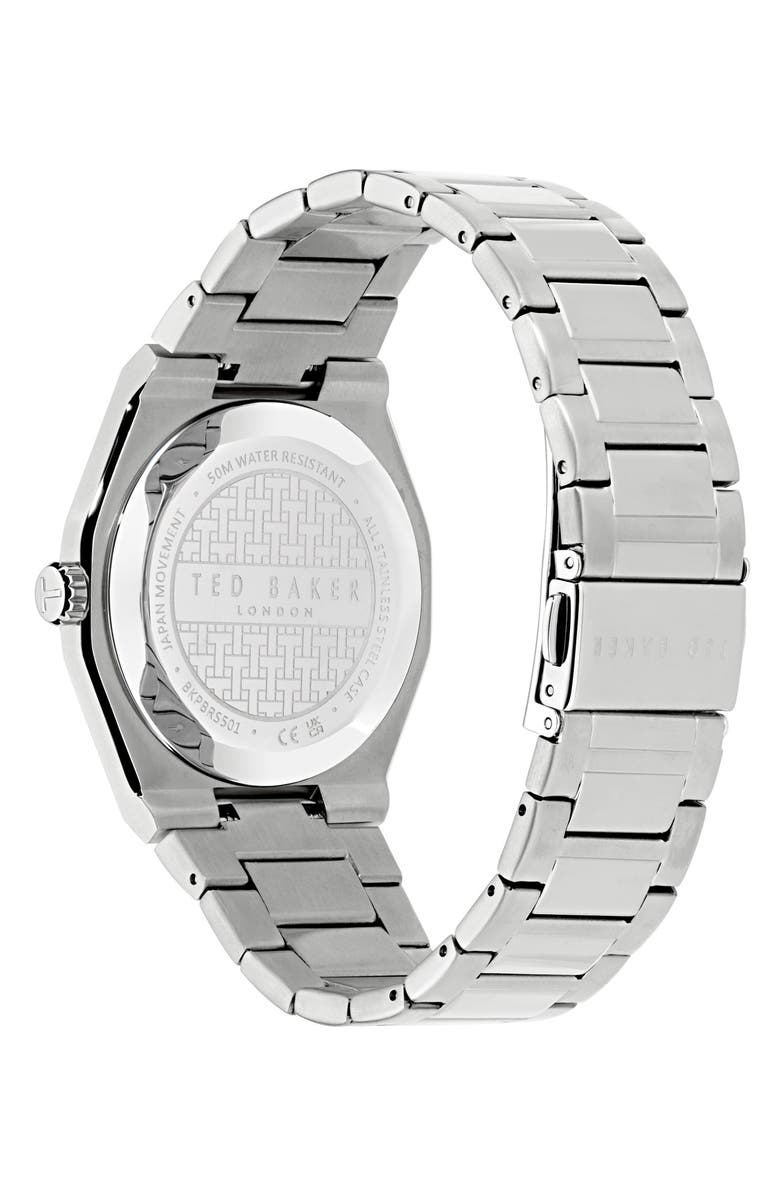 Ted Baker Barteen Bracelet Watch, 40mm, Alternate, color, Silver