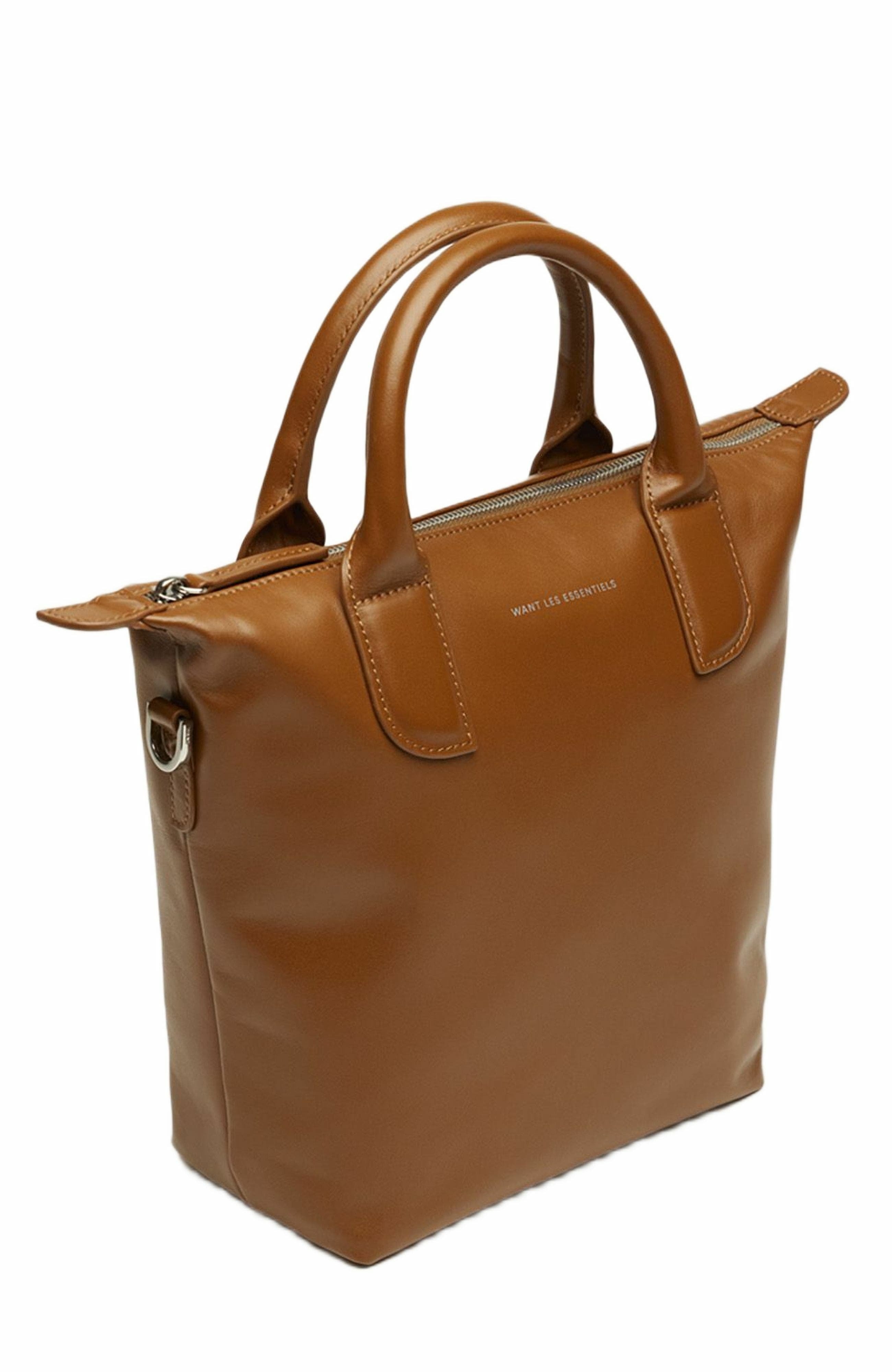 Want Les Essentiels Petit O'Hare Smooth Leather Tote, Alternate, color, Cuero