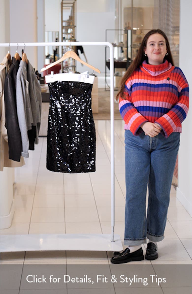 Sibella Sequin Bow Dress, sales video thumbnail