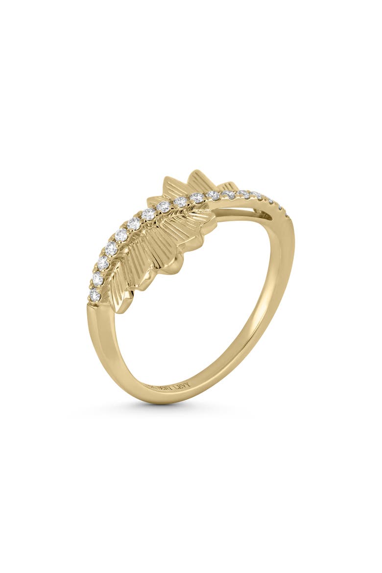 Cleo 18k Gold Diamond Statement Ring, Alternate, color, 18KY