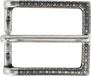 Trafalgar 30mm Lasered Patterned Solid Brass Italian Harness Belt Buckle