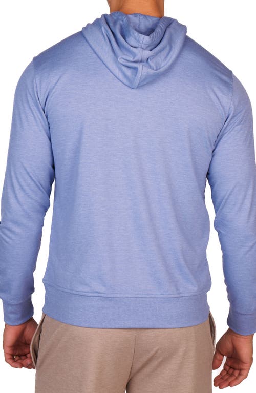 Tailorbyrd French Terry Hoodie In Blue