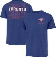 '47 Men's '47 Royal Toronto Blue Jays Hang Back Franklin T-Shirt