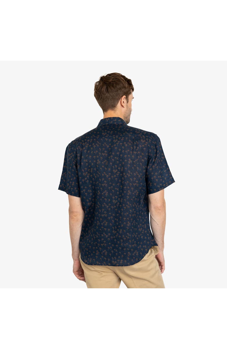 Vustra West Coast Palms Printed Linen Shirt, Alternate, color, 