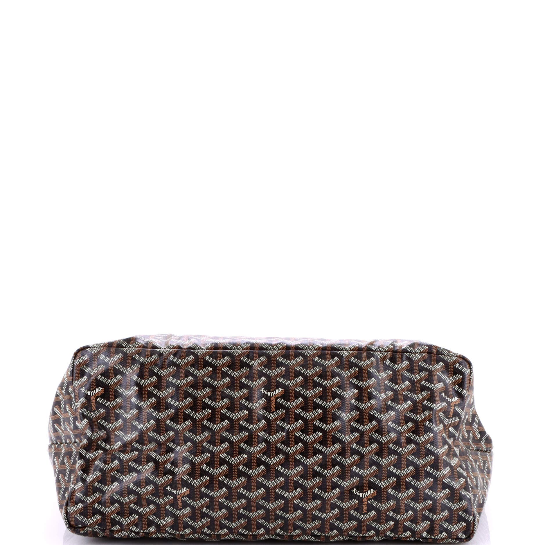 Pre-Owned Goyard Saint Louis Tote Coated Canvas GM, Alternate, color, Black