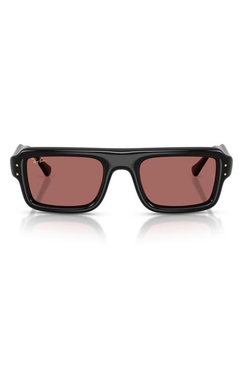 Flacko 54mm Rectangular Sunglasses