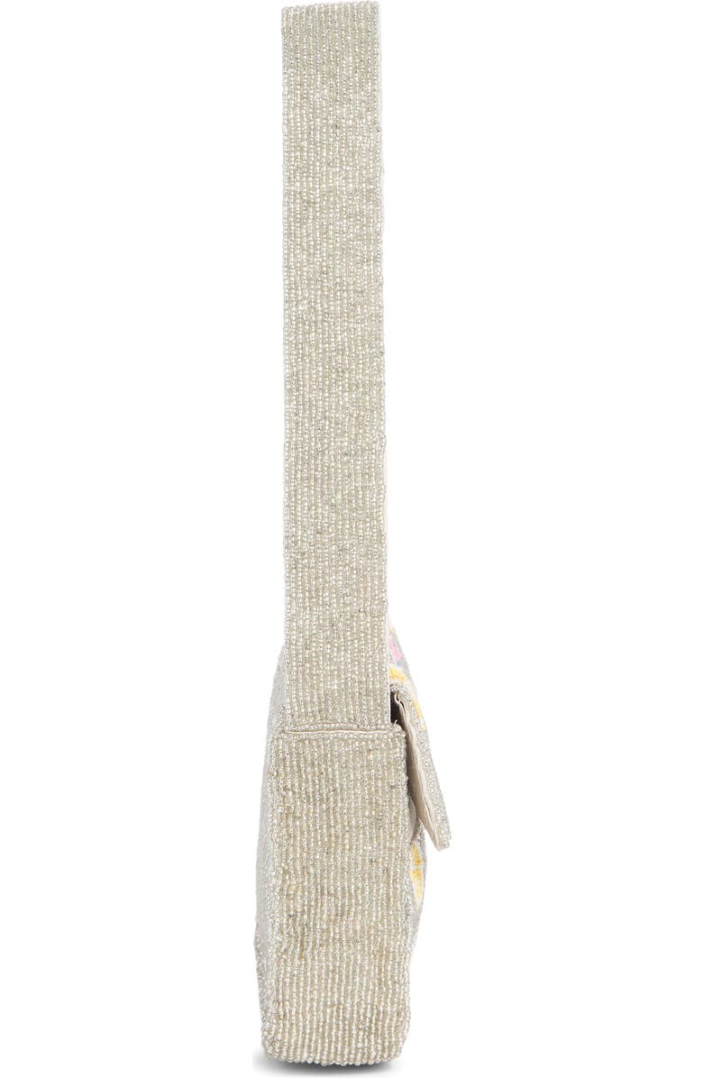Collection XIIX Lemonade Beaded Baguette Shoulder Bag, Alternate, color, Grey Multi
