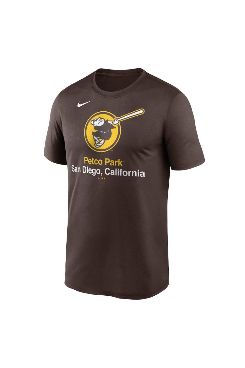 Men's Nike Brown San Diego Padres Stadium Legend Performance T-Shirt, Alternate, color, Brown
