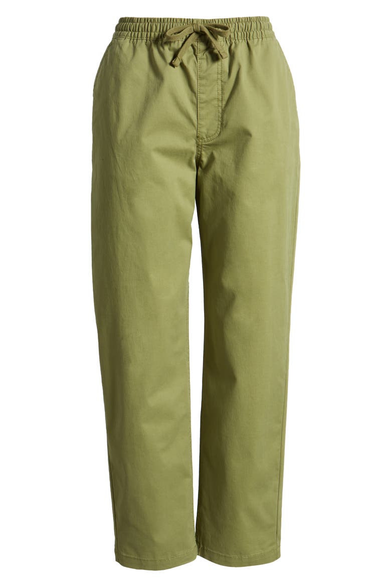 Range Relaxed Fit Elastic Waist Pants, Alternate, color, LODEN GREEN MUSIC ACADEMY