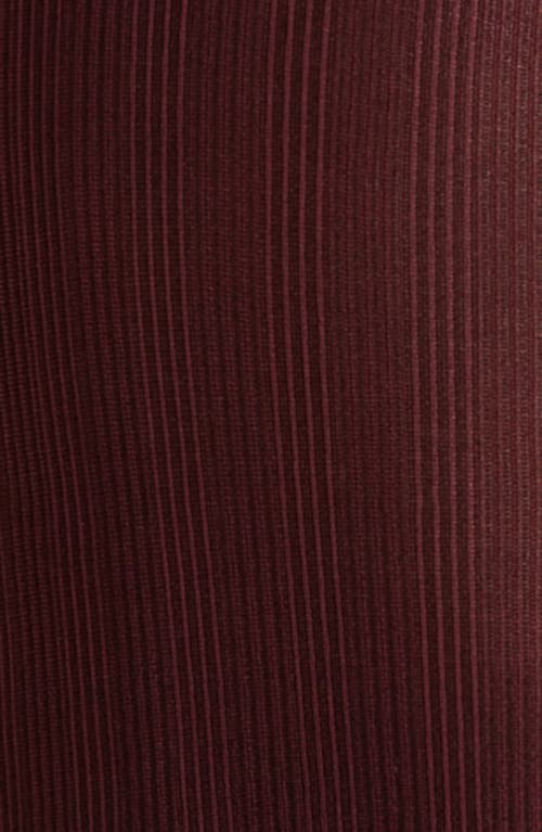 Nordstrom Two-tone Stripe Mesh Tights In Black