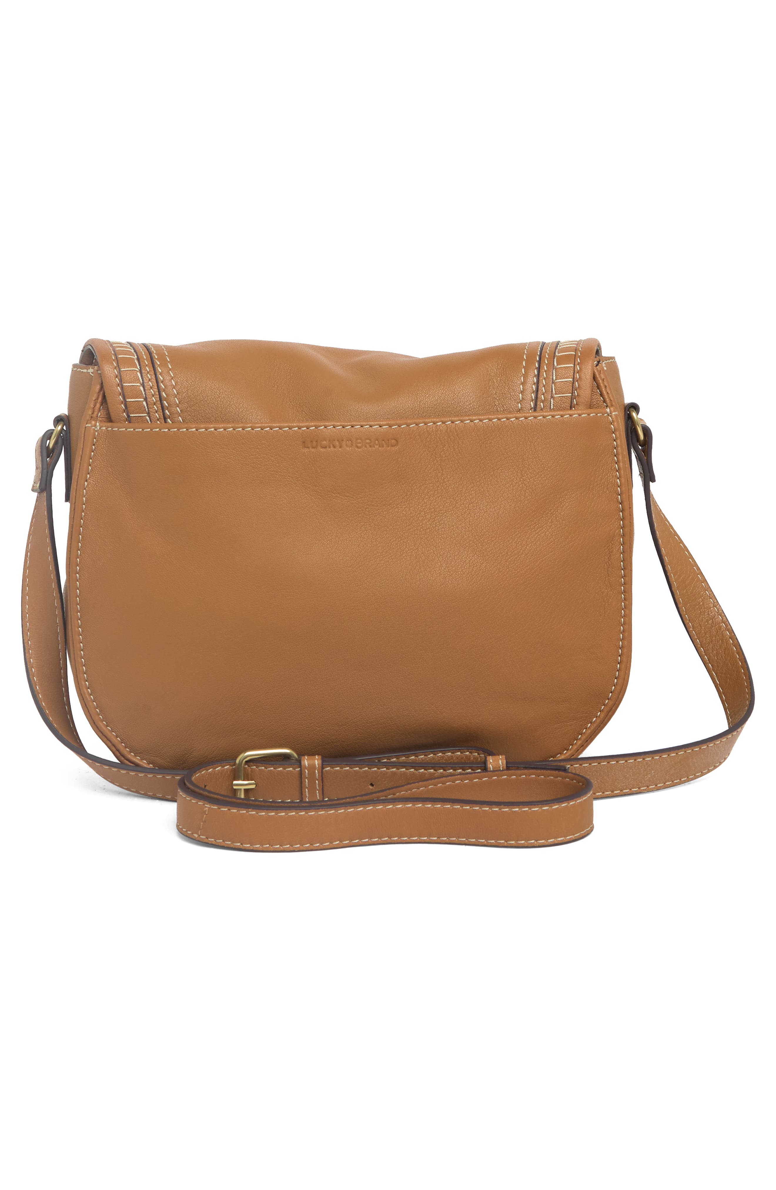 Lucky Brand Kiah Leather Crossbody Bag, Alternate, color, 