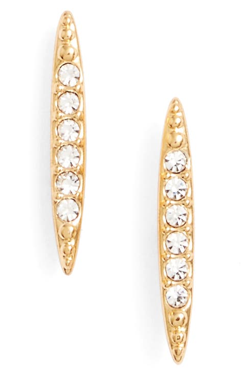 Kate Pavé Spear Stud Earrings