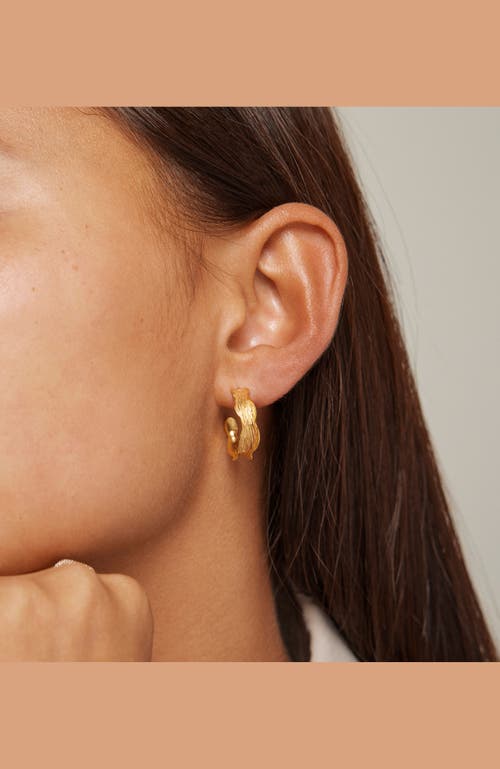 Enamel Copenhagen Ane Small Hoops In Gold