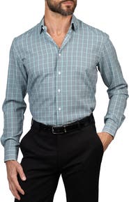 Eddie Bauer Trim Fit Gingham Dress Shirt
