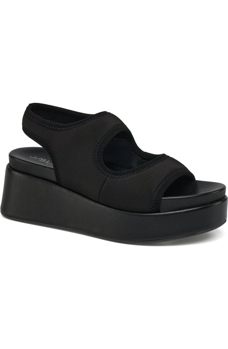 JSlides Footwear Blair Sandal, Main, color, Black