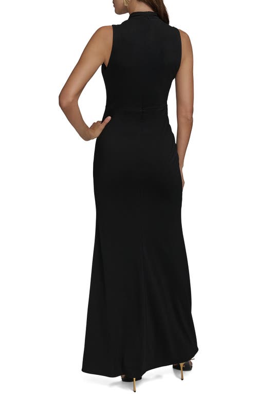 Donna Karan New York Sleeveless Gown In Black