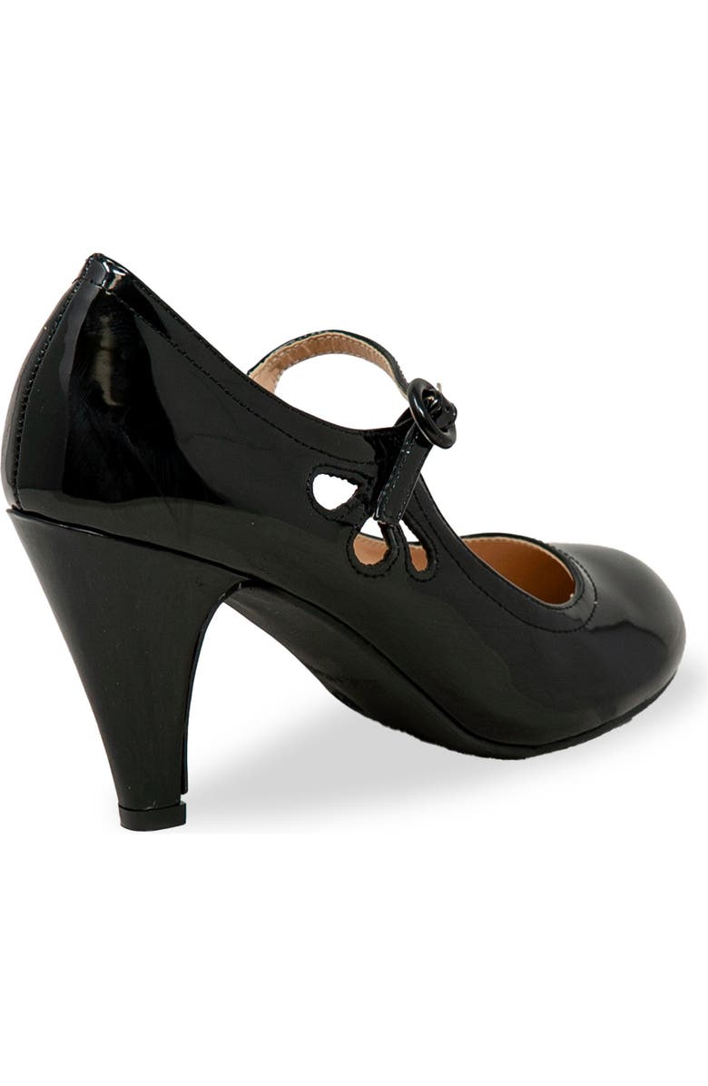 CHASE AND CHLOE Cutout Pump, Alternate, color, Black Patent